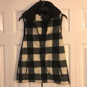 Black and White Vest